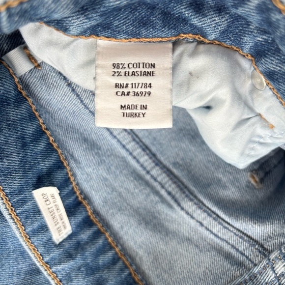 Rails Sunset Crop High Rise Crop Flare Jeans 27 - Picture 12 of 12